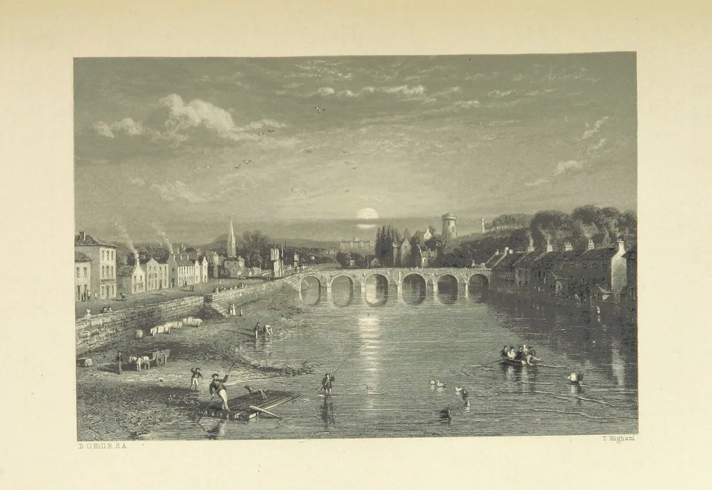 An illustration from The Works of Robert Burns; with Dr. Currie's memoir of the poet, and an essay on his genius and character, by Professor Wilson. Also numerous notes, annotations, and appendices. Embellished by eighty-one portraits and landscape illustrations, 1843, leaf 223