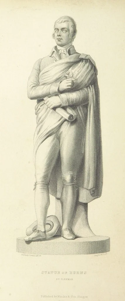 An illustration from The Works of Robert Burns; with Dr. Currie's memoir of the poet, and an essay on his genius and character, by Professor Wilson. Also numerous notes, annotations, and appendices. Embellished by eighty-one portraits and landscape illustrations, 1843, leaf 296