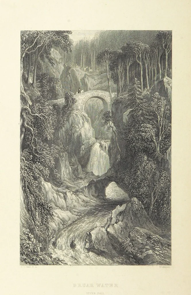 An illustration from The Works of Robert Burns; with Dr. Currie's memoir of the poet, and an essay on his genius and character, by Professor Wilson. Also numerous notes, annotations, and appendices. Embellished by eighty-one portraits and landscape illustrations, 1843, leaf 444