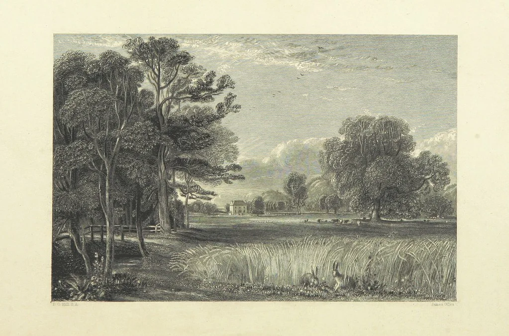 An illustration from The Works of Robert Burns; with Dr. Currie's memoir of the poet, and an essay on his genius and character, by Professor Wilson. Also numerous notes, annotations, and appendices. Embellished by eighty-one portraits and landscape illustrations, 1843, leaf 486