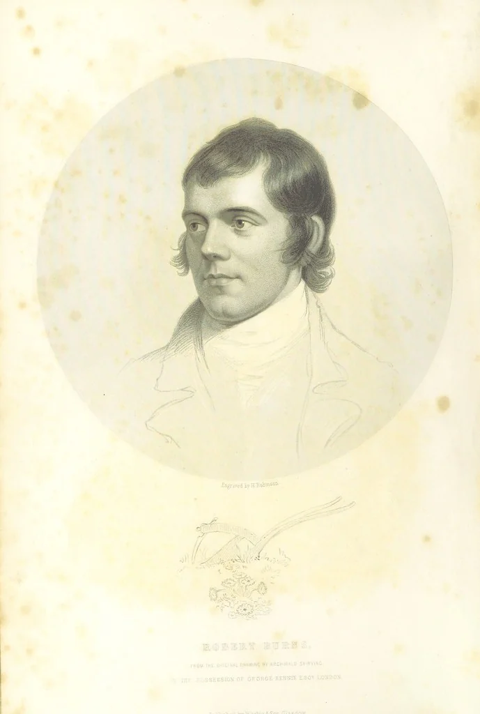An illustration from The Works of Robert Burns; with a complete life of the poet [by James Currie], and an essay on his genius and character, by Professor Wilson, etc. [With plates, including portraits, 1855, leaf 10