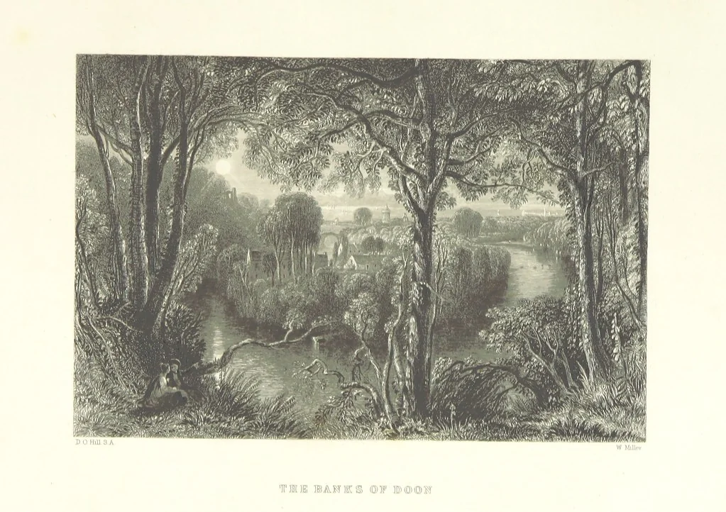 An illustration from The Works of Robert Burns; with a complete life of the poet [by James Currie], and an essay on his genius and character, by Professor Wilson, etc. [With plates, including portraits, 1855, leaf 169