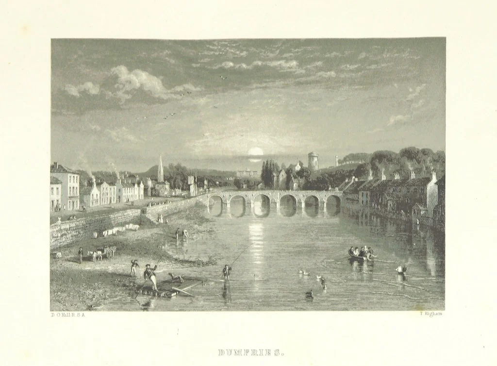 An illustration from The Works of Robert Burns; with a complete life of the poet [by James Currie], and an essay on his genius and character, by Professor Wilson, etc. [With plates, including portraits, 1855, leaf 223