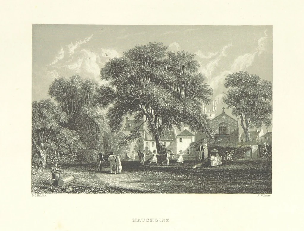 An illustration from The Works of Robert Burns; with a complete life of the poet [by James Currie], and an essay on his genius and character, by Professor Wilson, etc. [With plates, including portraits, 1855, leaf 405