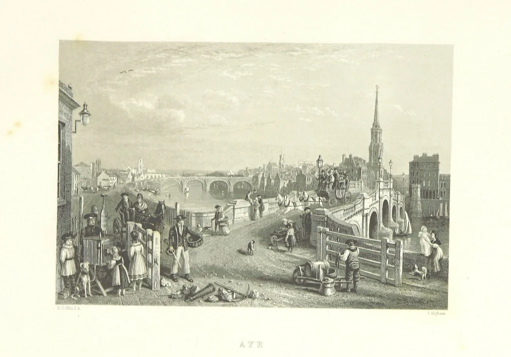 An illustration from The Works of Robert Burns; with a complete life of the poet [by James Currie], and an essay on his genius and character, by Professor Wilson, etc. [With plates, including portraits, 1855, leaf 423