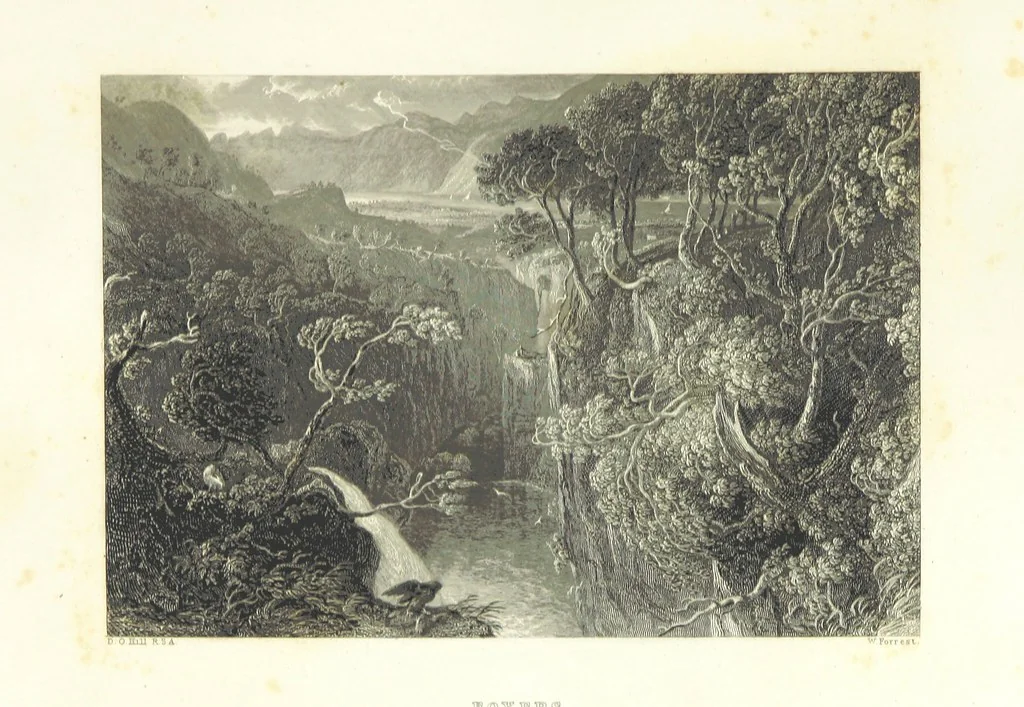 An illustration from The Works of Robert Burns; with a complete life of the poet [by James Currie], and an essay on his genius and character, by Professor Wilson, etc. [With plates, including portraits, 1855, leaf 449