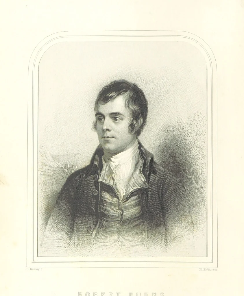 An illustration from The Works of Robert Burns; with a complete life of the poet [by James Currie], and an essay on his genius and character, by Professor Wilson, etc. [With plates, including portraits, 1855, leaf 10
