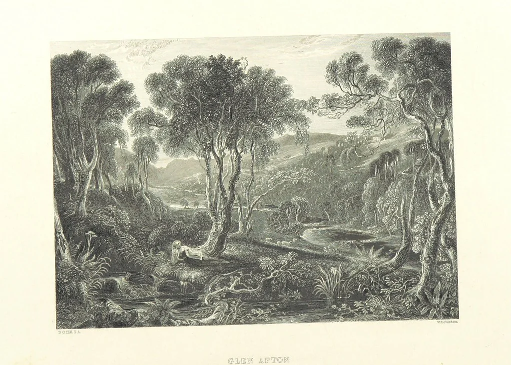An illustration from The Works of Robert Burns; with a complete life of the poet [by James Currie], and an essay on his genius and character, by Professor Wilson, etc. [With plates, including portraits, 1855, leaf 106