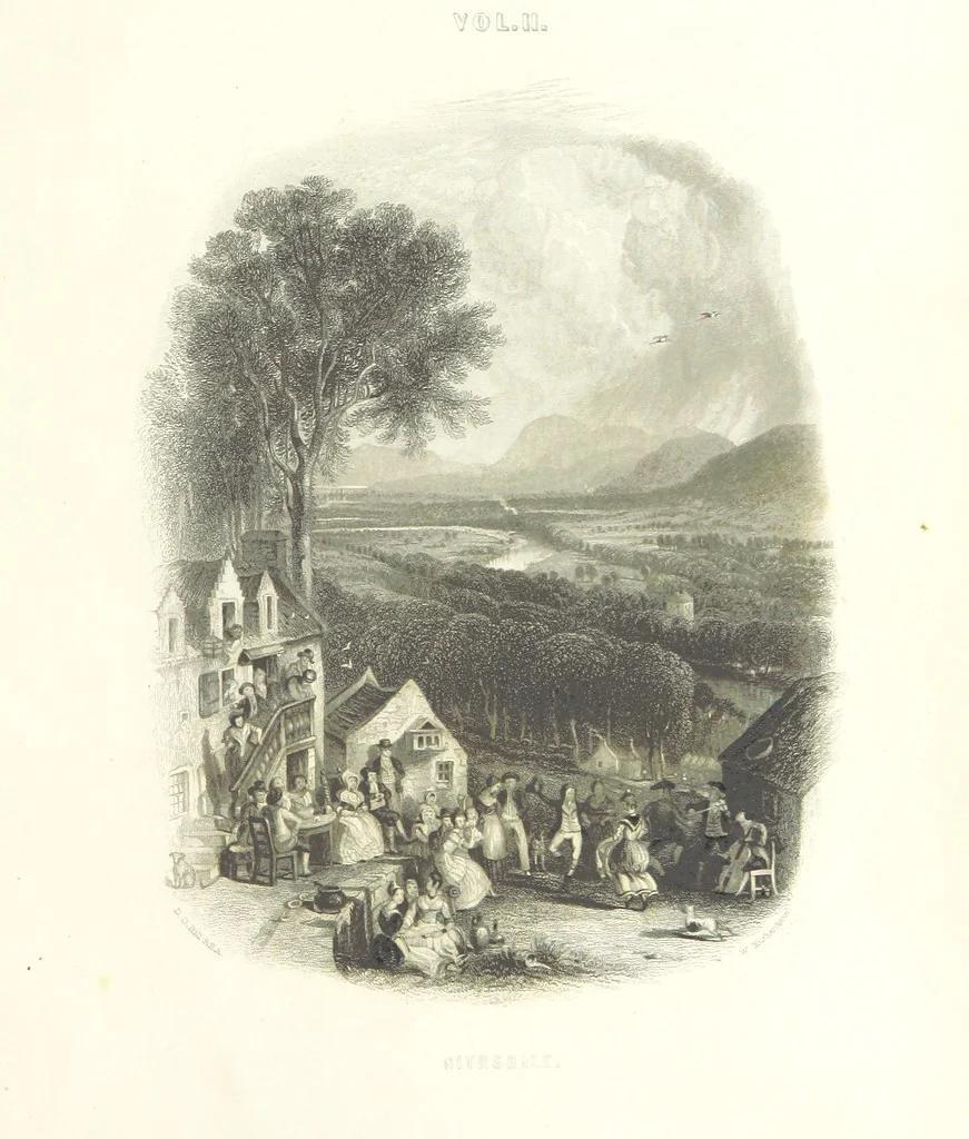 An illustration from The Works of Robert Burns; with a complete life of the poet [by James Currie], and an essay on his genius and character, by Professor Wilson, etc. [With plates, including portraits, 1855, leaf 13