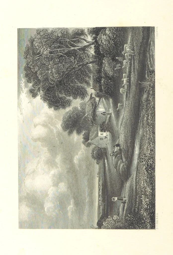 An illustration from The Works of Robert Burns; with a complete life of the poet [by James Currie], and an essay on his genius and character, by Professor Wilson, etc. [With plates, including portraits, 1855, leaf 220
