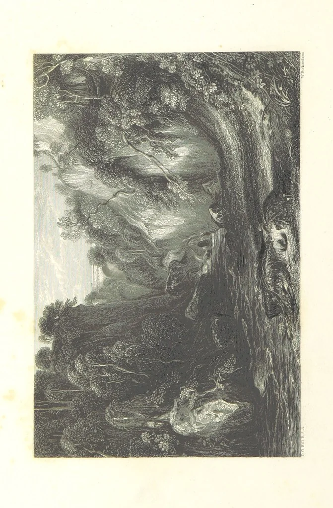 An illustration from The Works of Robert Burns; with a complete life of the poet [by James Currie], and an essay on his genius and character, by Professor Wilson, etc. [With plates, including portraits, 1855, leaf 278