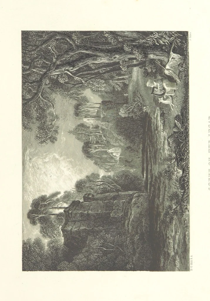 An illustration from The Works of Robert Burns; with a complete life of the poet [by James Currie], and an essay on his genius and character, by Professor Wilson, etc. [With plates, including portraits, 1855, leaf 41