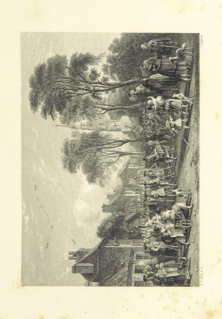 An illustration from The Works of Robert Burns; with a complete life of the poet [by James Currie], and an essay on his genius and character, by Professor Wilson, etc. [With plates, including portraits, 1855, leaf 49