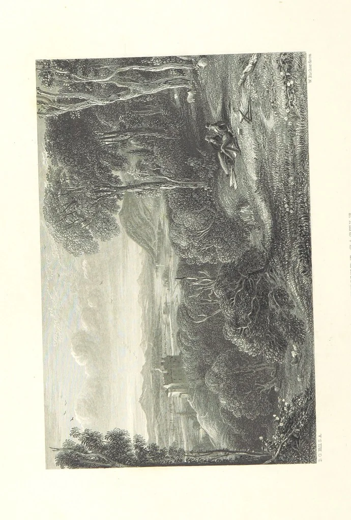 An illustration from The Works of Robert Burns; with a complete life of the poet [by James Currie], and an essay on his genius and character, by Professor Wilson, etc. [With plates, including portraits, 1855, leaf 94