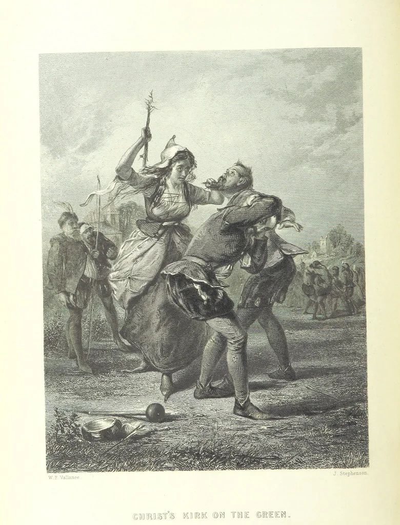 An illustration from Burns. [Poems, letters and journals. With plates, including a portrait, 1879, leaf 146