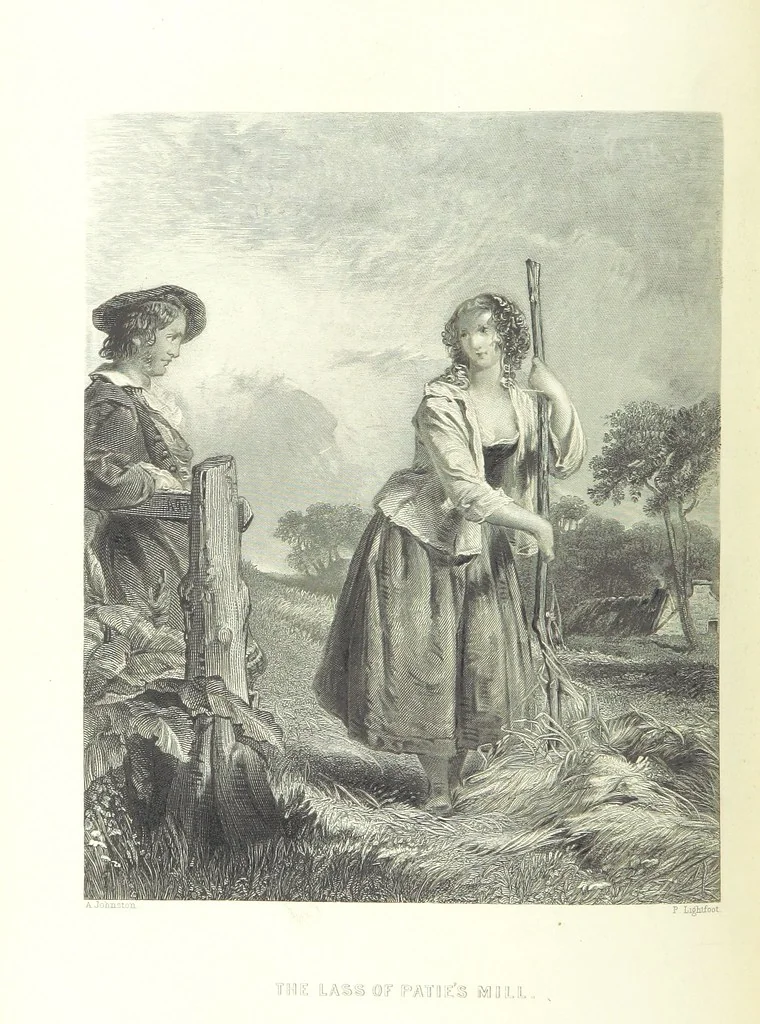 An illustration from Burns. [Poems, letters and journals. With plates, including a portrait, 1879, leaf 280