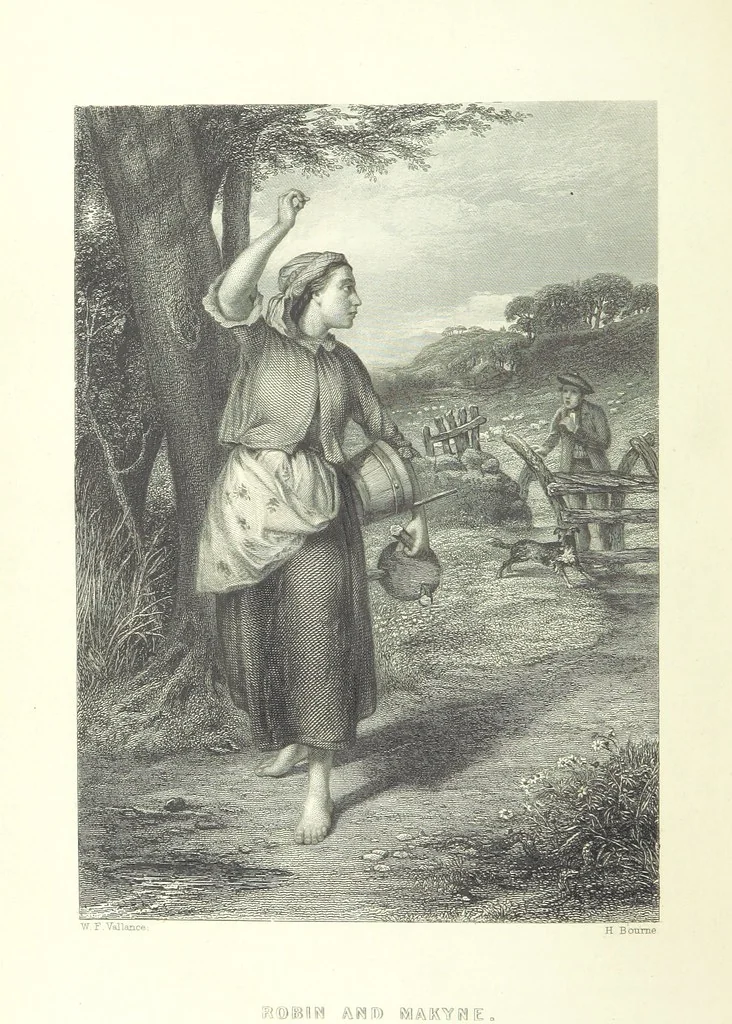An illustration from Burns. [Poems, letters and journals. With plates, including a portrait, 1879, leaf 326