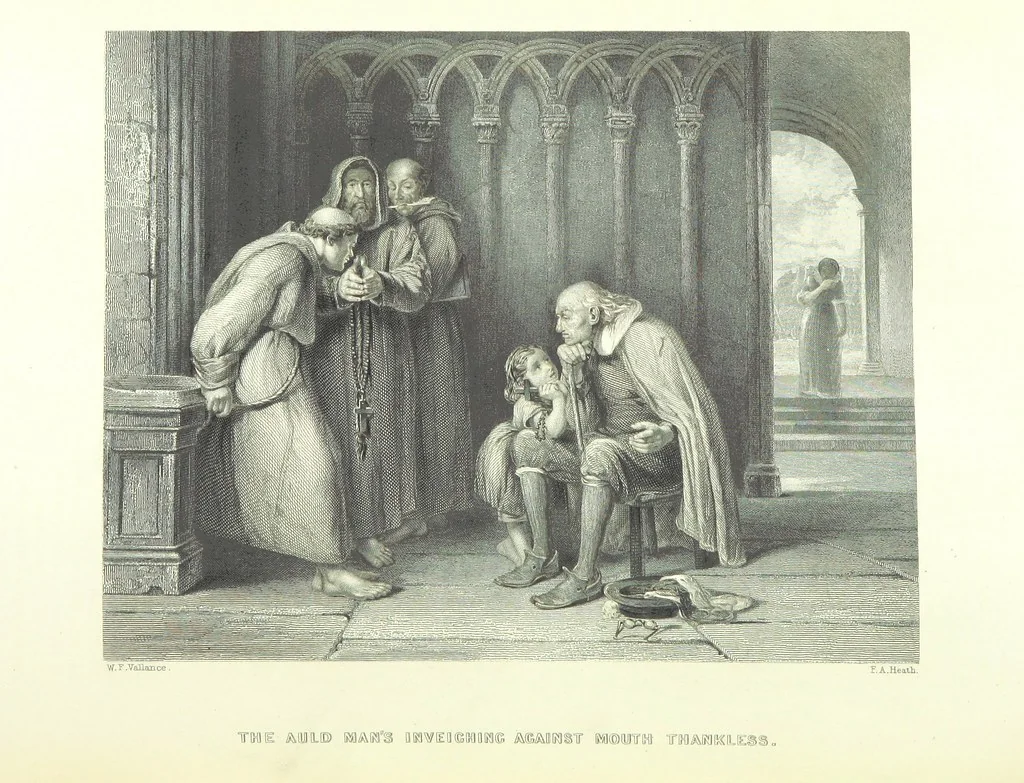 An illustration from Burns. [Poems, letters and journals. With plates, including a portrait, 1879, leaf 340