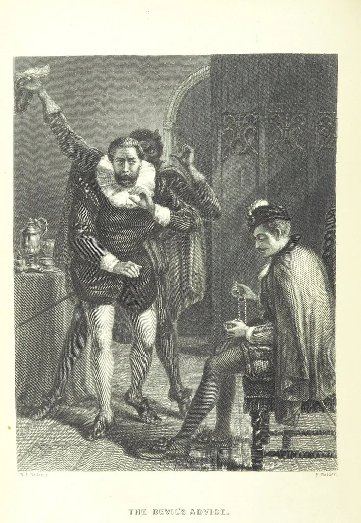 An illustration from Burns. [Poems, letters and journals. With plates, including a portrait, 1879, leaf 352