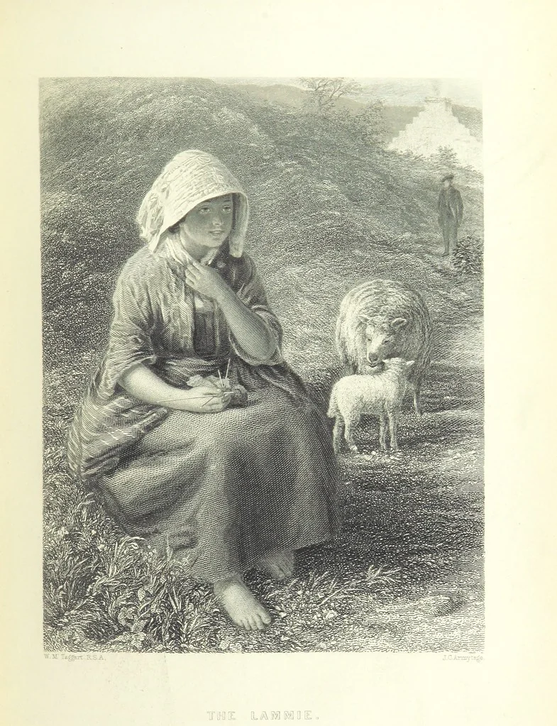 An illustration from Burns. [Poems, letters and journals. With plates, including a portrait, 1879, leaf 547