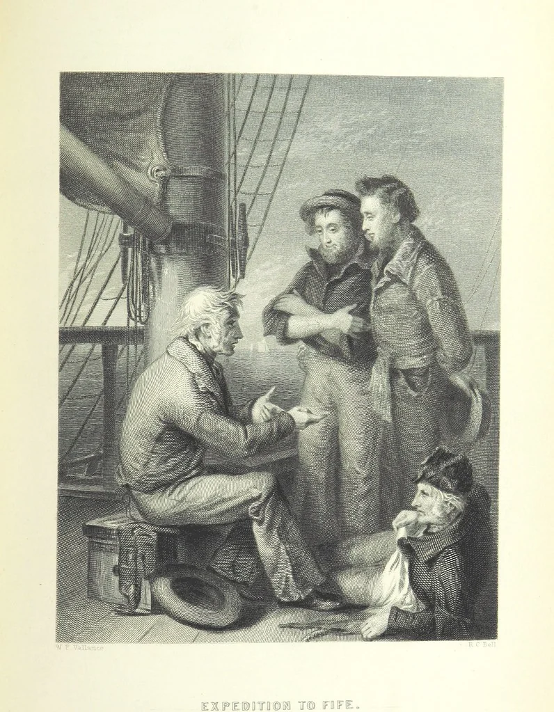An illustration from Burns. [Poems, letters and journals. With plates, including a portrait, 1879, leaf 667