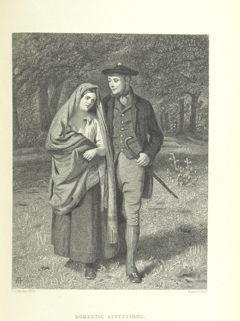 An illustration from Burns. [Poems, letters and journals. With plates, including a portrait, 1879, leaf 715