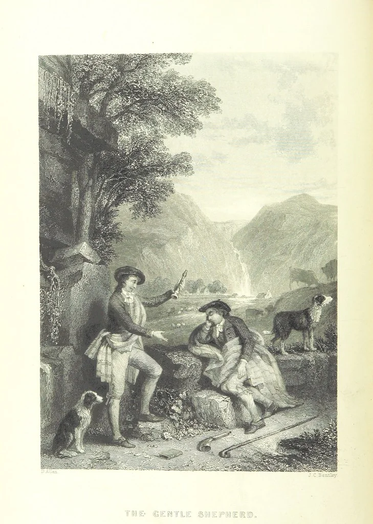 An illustration from Burns. [Poems, letters and journals. With plates, including a portrait, 1879, leaf 82