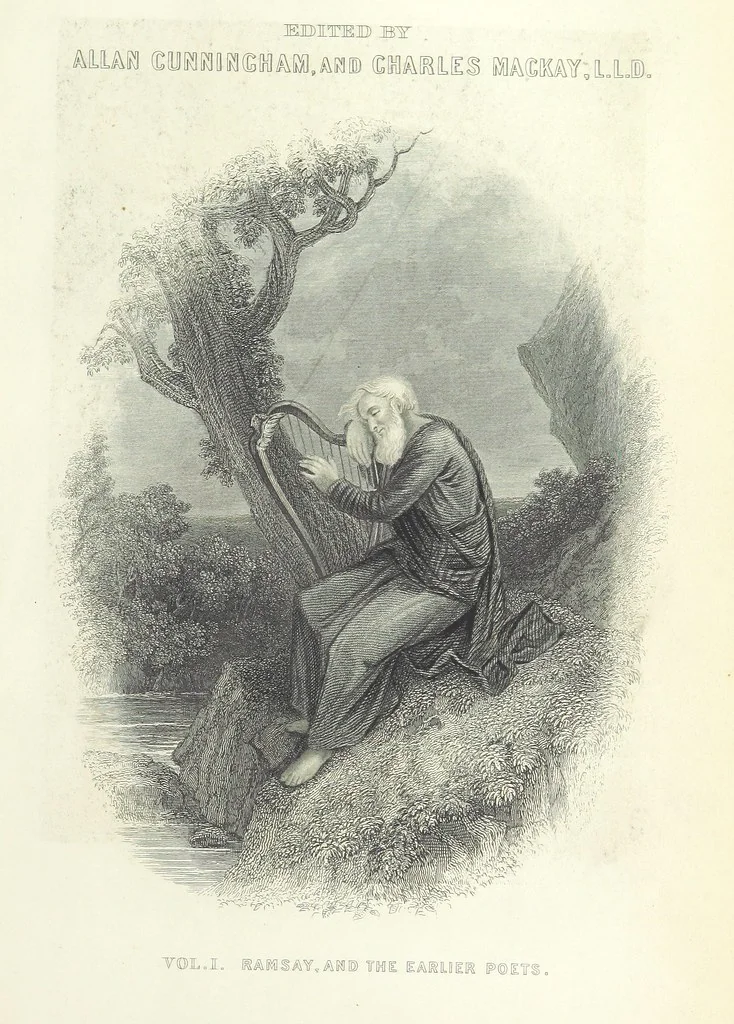 An illustration from Burns. [Poems, letters and journals. With plates, including a portrait, 1879, leaf 9
