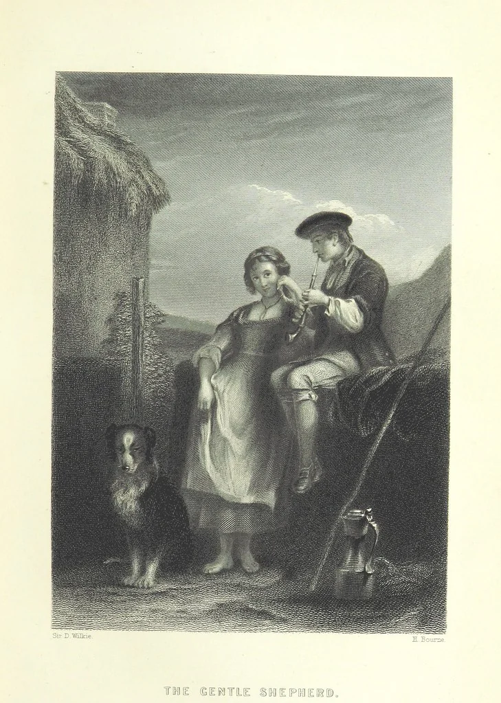 An illustration from Burns. [Poems, letters and journals. With plates, including a portrait, 1879, leaf 91