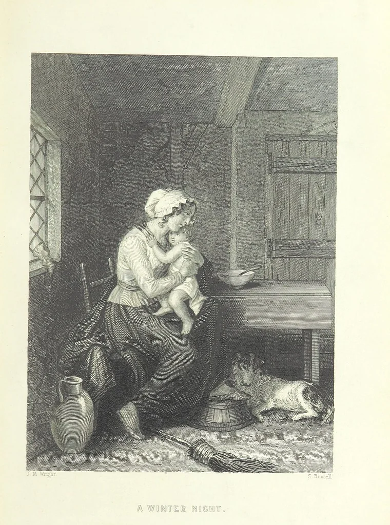An illustration from Burns. [Poems, letters and journals. With plates, including a portrait, 1879, leaf 107