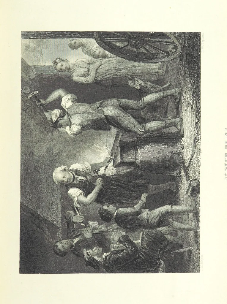 An illustration from Burns. [Poems, letters and journals. With plates, including a portrait, 1879, leaf 147