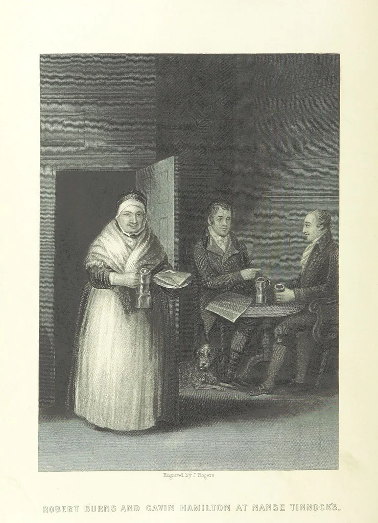 An illustration from Burns. [Poems, letters and journals. With plates, including a portrait, 1879, leaf 152