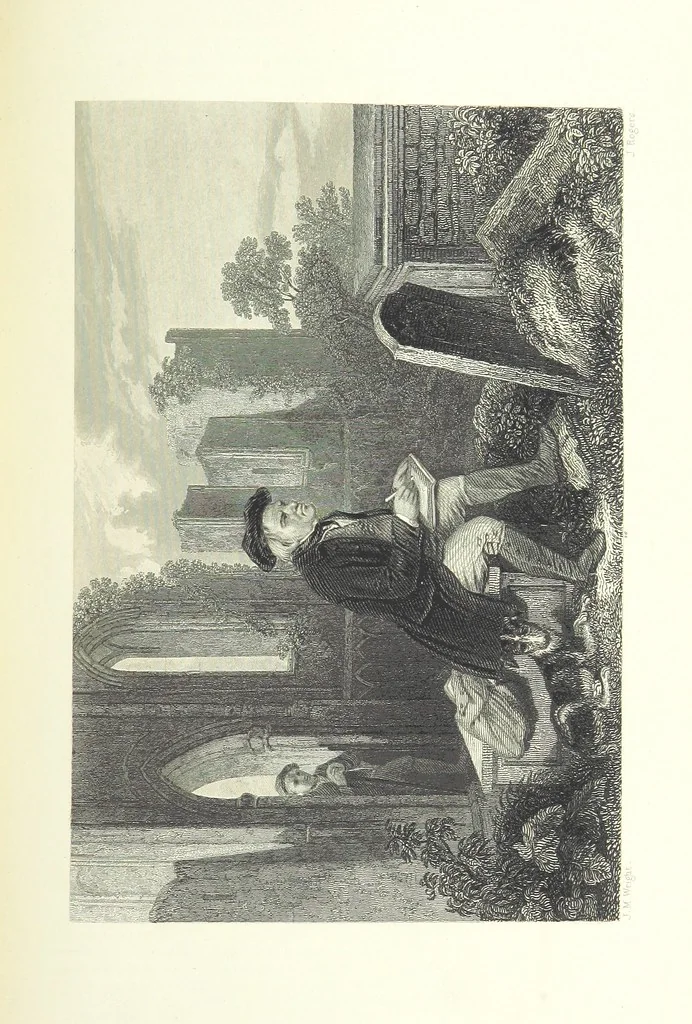 An illustration from Burns. [Poems, letters and journals. With plates, including a portrait, 1879, leaf 223