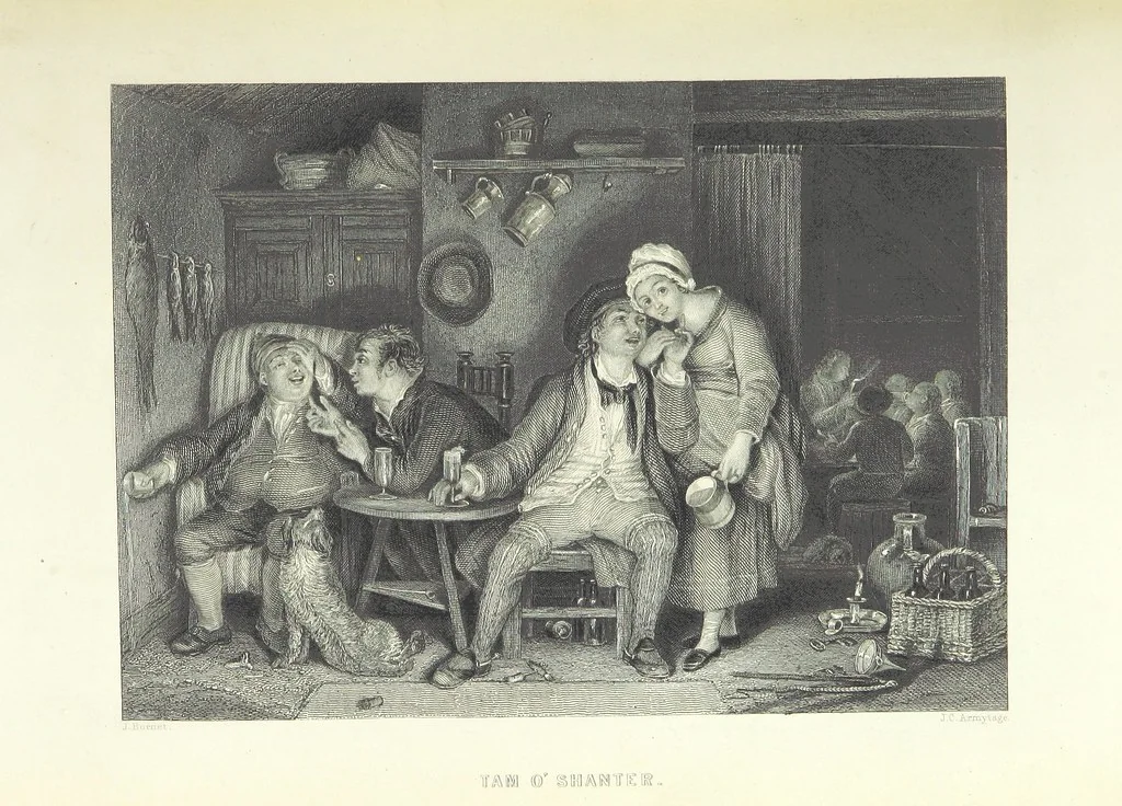 An illustration from Burns. [Poems, letters and journals. With plates, including a portrait, 1879, leaf 227