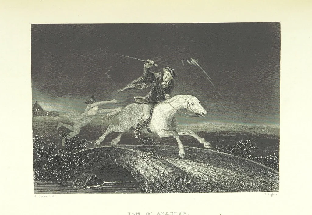 An illustration from Burns. [Poems, letters and journals. With plates, including a portrait, 1879, leaf 235