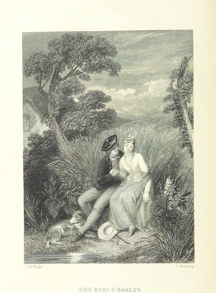 An illustration from Burns. [Poems, letters and journals. With plates, including a portrait, 1879, leaf 272