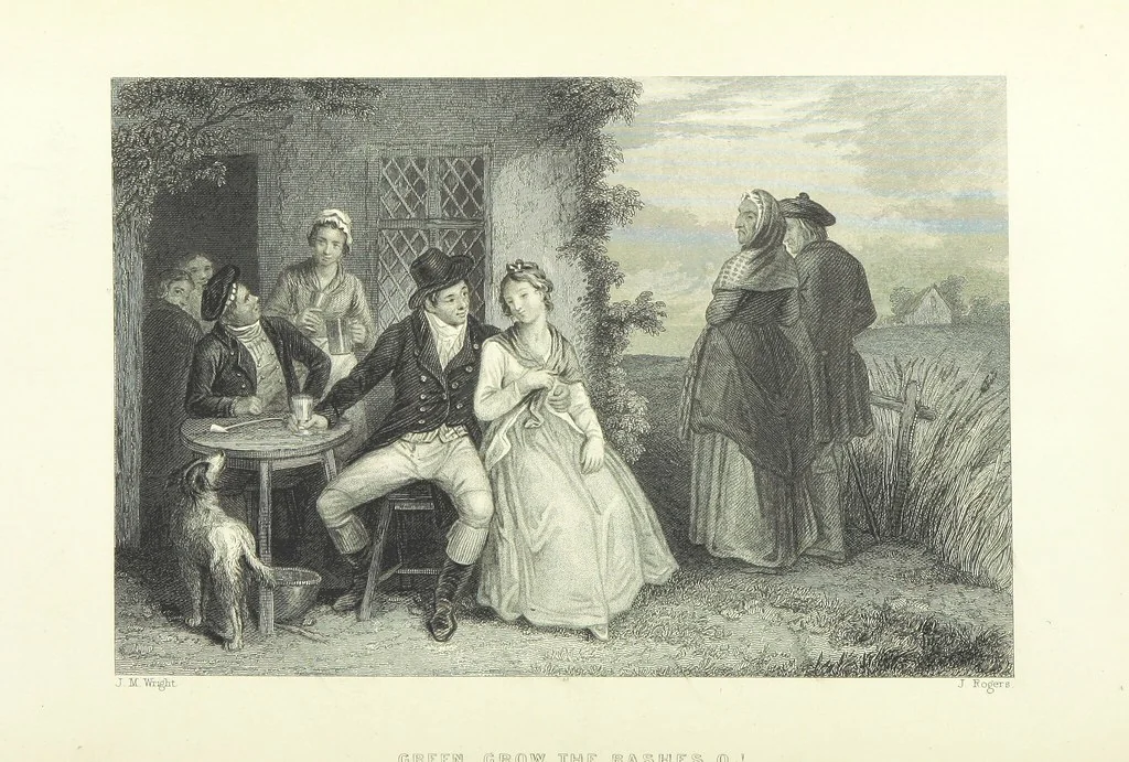 An illustration from Burns. [Poems, letters and journals. With plates, including a portrait, 1879, leaf 278
