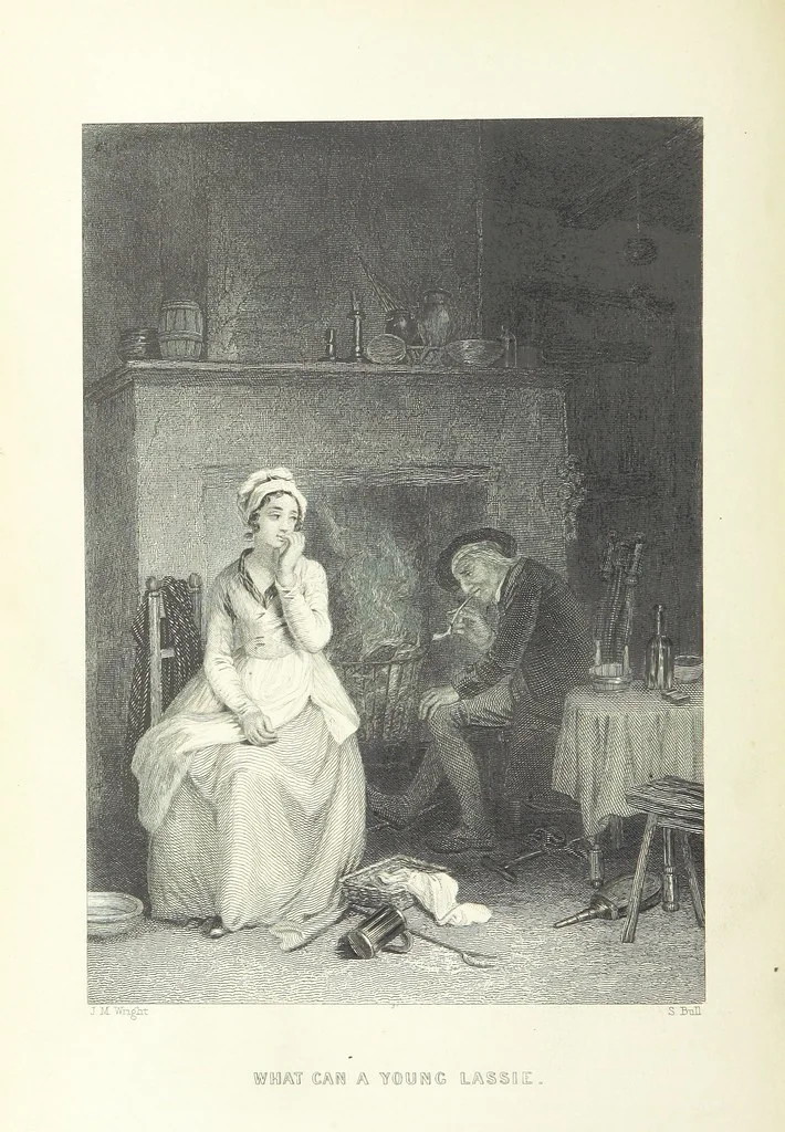 An illustration from Burns. [Poems, letters and journals. With plates, including a portrait, 1879, leaf 318