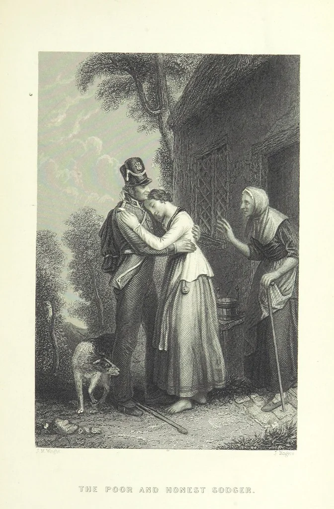 An illustration from Burns. [Poems, letters and journals. With plates, including a portrait, 1879, leaf 357