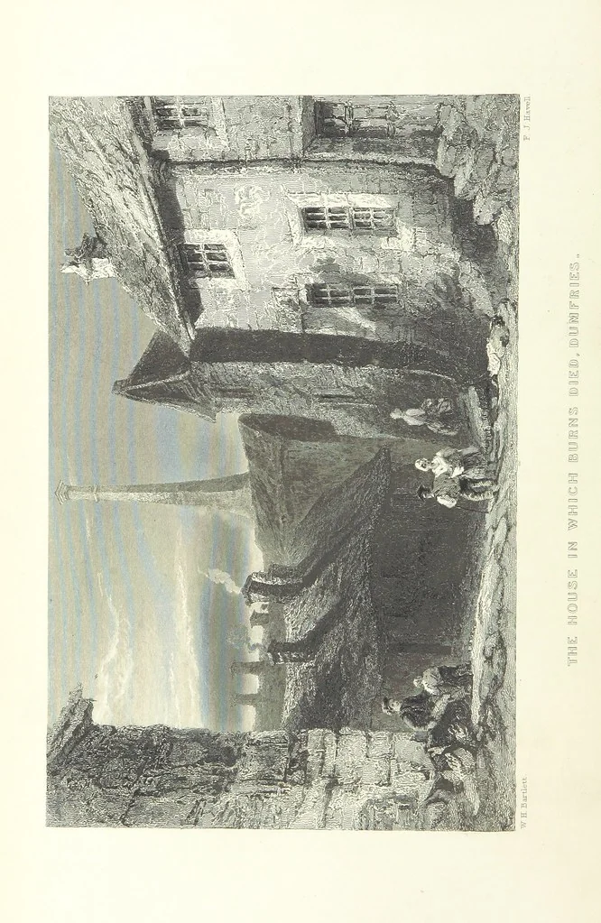 An illustration from Burns. [Poems, letters and journals. With plates, including a portrait, 1879, leaf 74