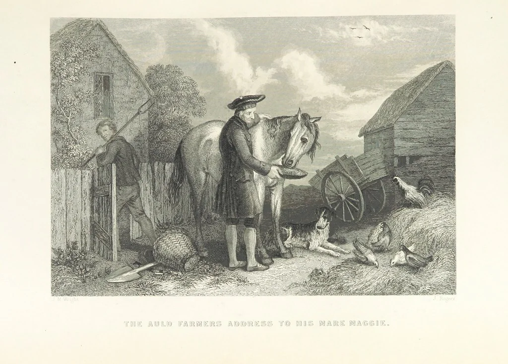 An illustration from The Complete Works of Robert Burns ... With a new life and notes critical and biographical by Allan Cunningham. With illustrations on steel, 1886, leaf 101