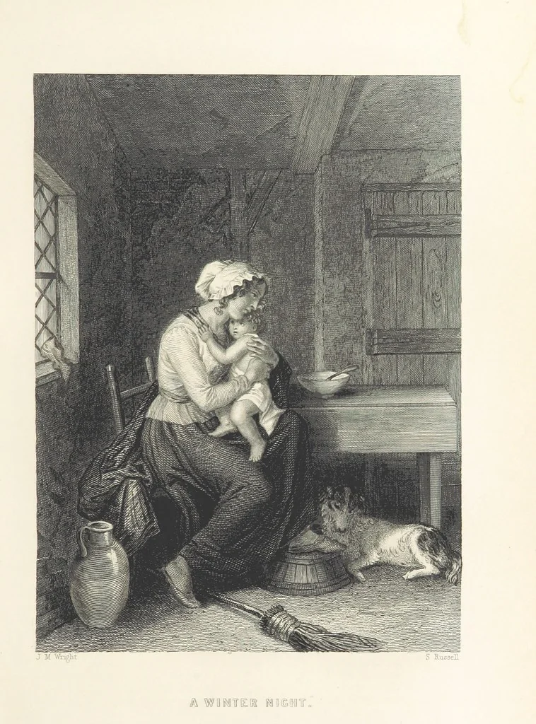 An illustration from The Complete Works of Robert Burns ... With a new life and notes critical and biographical by Allan Cunningham. With illustrations on steel, 1886, leaf 105