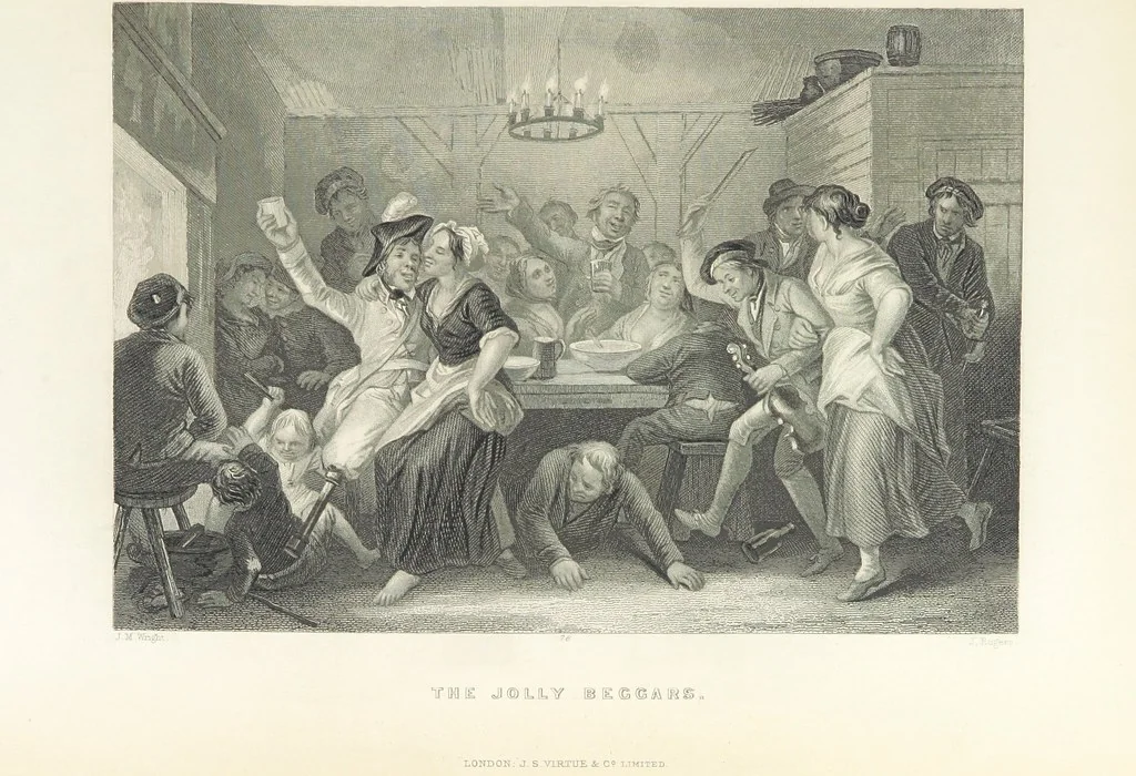 An illustration from The Complete Works of Robert Burns ... With a new life and notes critical and biographical by Allan Cunningham. With illustrations on steel, 1886, leaf 109