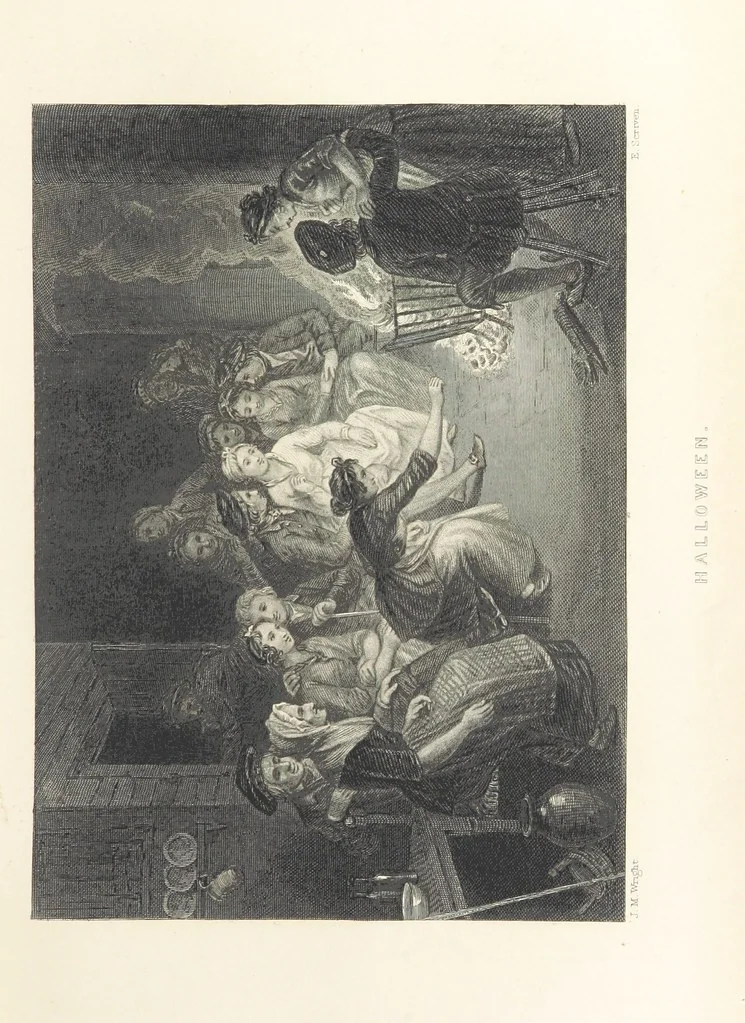 An illustration from The Complete Works of Robert Burns ... With a new life and notes critical and biographical by Allan Cunningham. With illustrations on steel, 1886, leaf 133