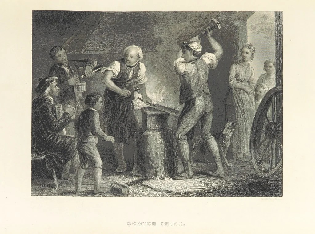 An illustration from The Complete Works of Robert Burns ... With a new life and notes critical and biographical by Allan Cunningham. With illustrations on steel, 1886, leaf 149