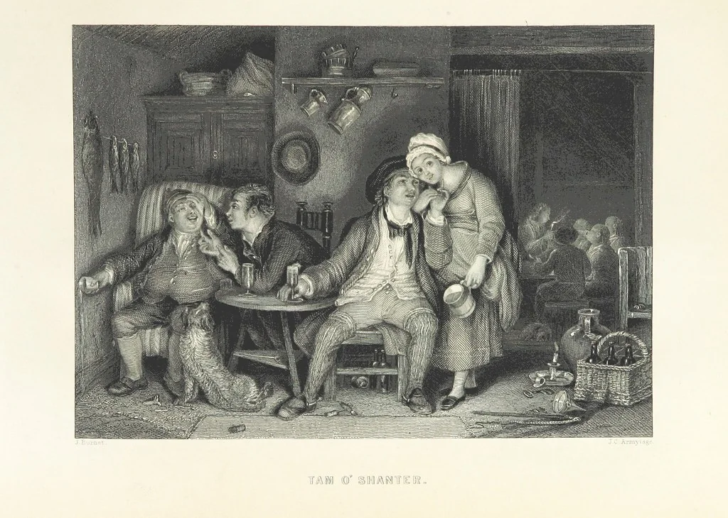 An illustration from The Complete Works of Robert Burns ... With a new life and notes critical and biographical by Allan Cunningham. With illustrations on steel, 1886, leaf 223