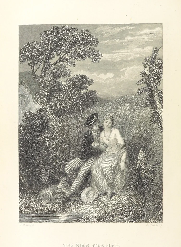 An illustration from The Complete Works of Robert Burns ... With a new life and notes critical and biographical by Allan Cunningham. With illustrations on steel, 1886, leaf 268