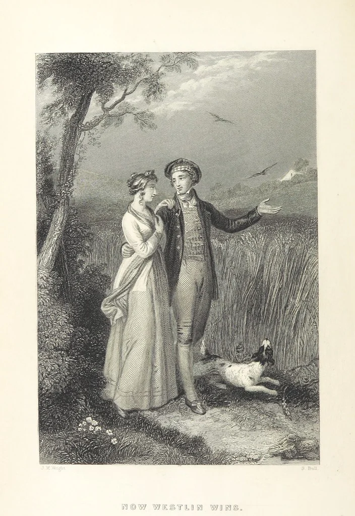 An illustration from The Complete Works of Robert Burns ... With a new life and notes critical and biographical by Allan Cunningham. With illustrations on steel, 1886, leaf 272