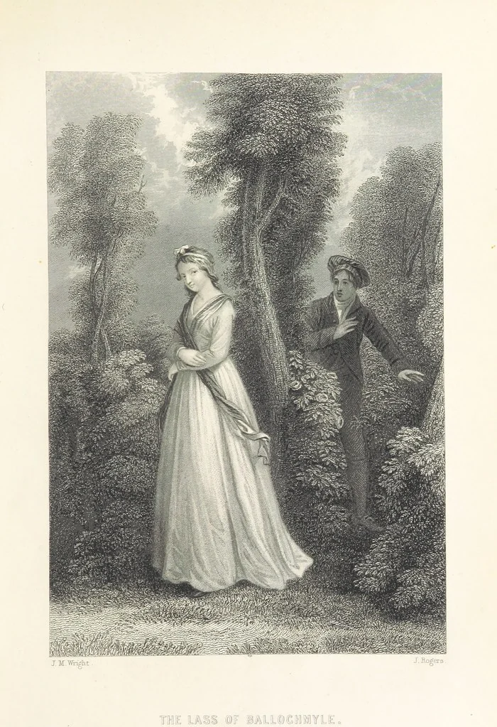 An illustration from The Complete Works of Robert Burns ... With a new life and notes critical and biographical by Allan Cunningham. With illustrations on steel, 1886, leaf 283