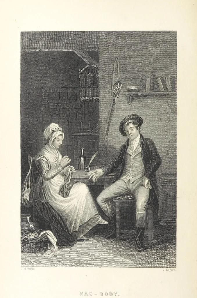 An illustration from The Complete Works of Robert Burns ... With a new life and notes critical and biographical by Allan Cunningham. With illustrations on steel, 1886, leaf 320